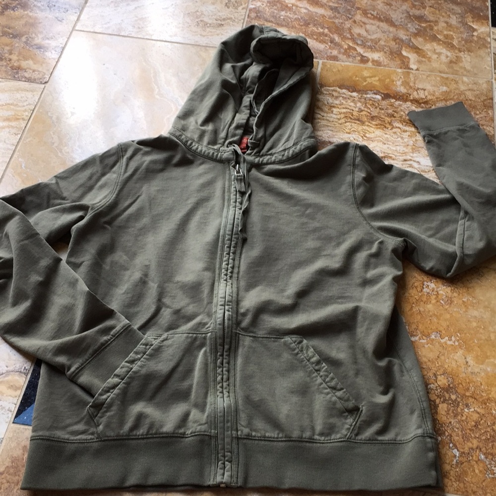 Tommy Bahama Relax Zipper Olive Hoodie Sweatshirt
